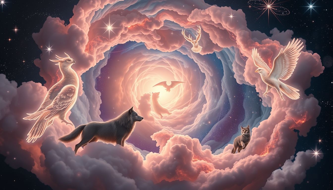Dieren in wervelwinddromen symboliseren innerlijke chaos en transformatie.