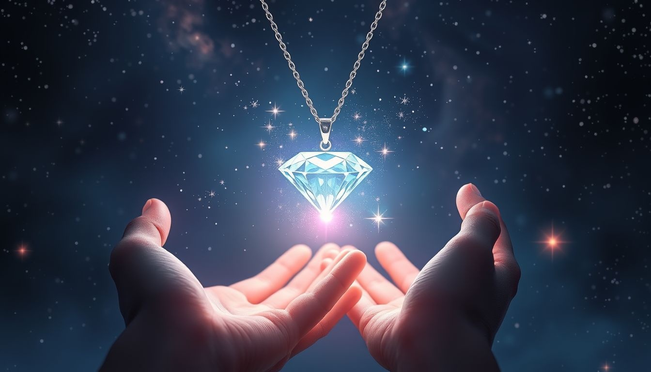 Dromen over een diamanten ketting symboliseert innerlijke kracht en waarde.