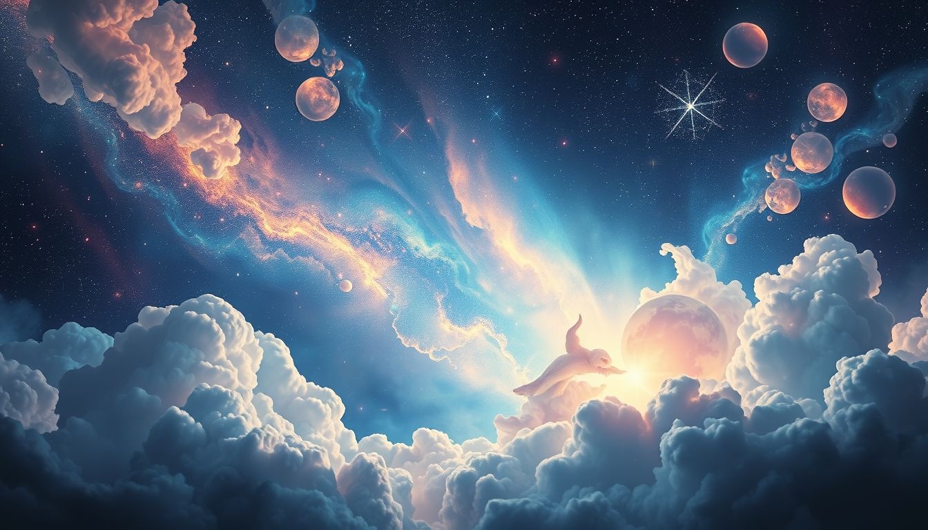 Dromen over leven ten volle leven symboliseren vrijheid en innerlijke kracht.