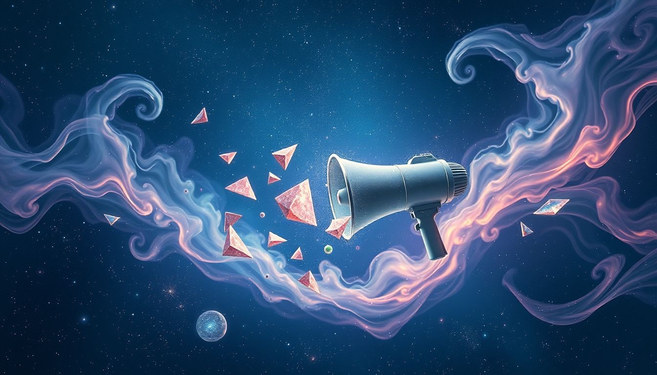 Dromen over het verliezen van een megafoon symboliseert communicatieproblemen en onzekerheid.