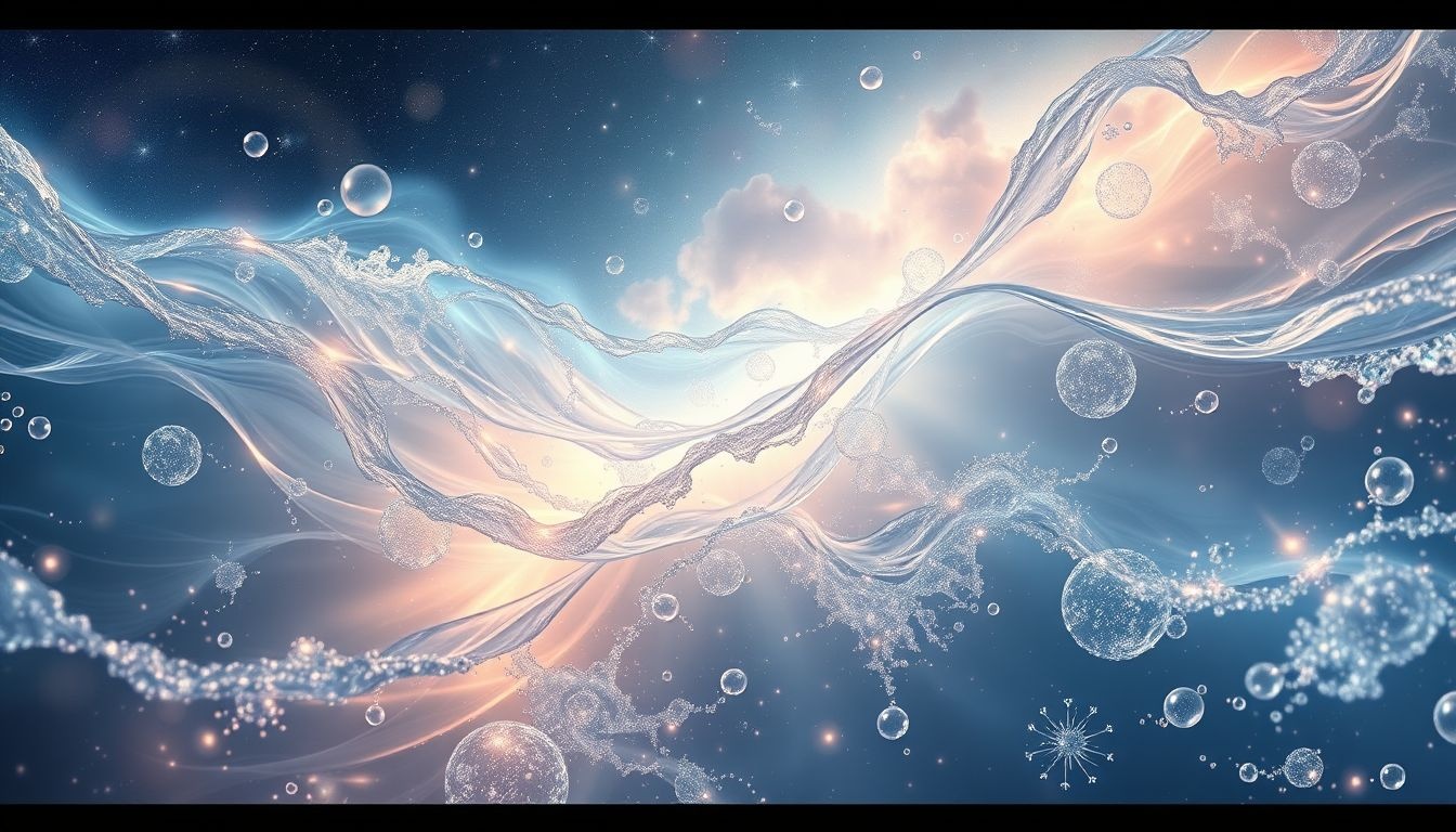Dromen over water verspreiden symboliseert emotionele vernieuwing en groei.