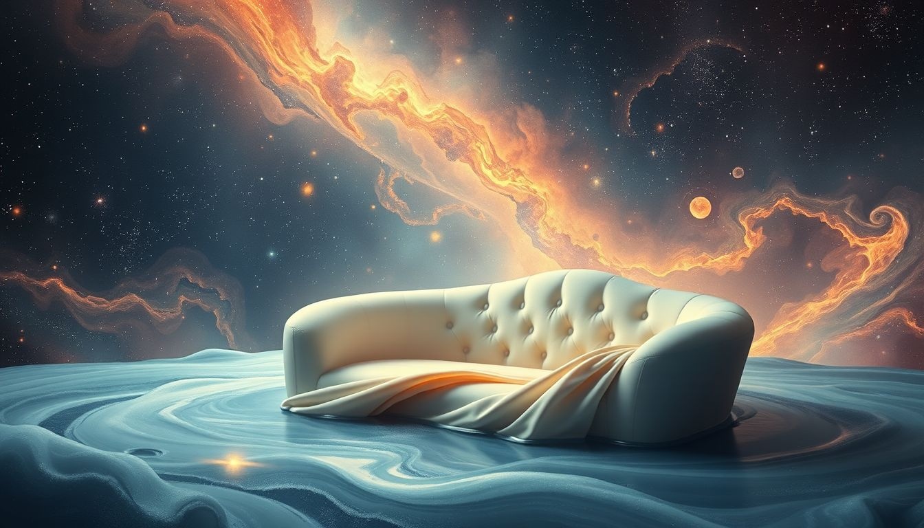 Dromen over verstoppen onder een divan symboliseert verborgen gevoelens.