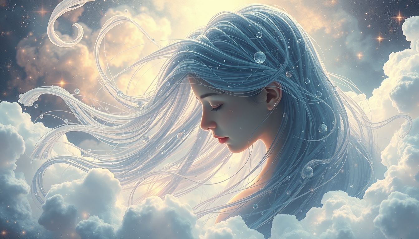 Dromen over vet haar symboliseren vaak emotionele reiniging en loslaten.