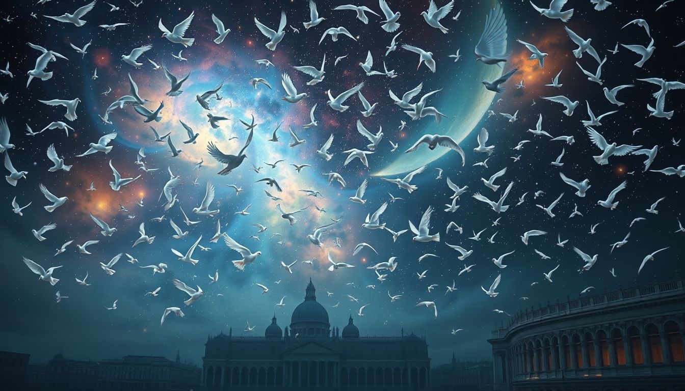Dromen over duiven op San Marco symboliseren overvloed én verstikking.