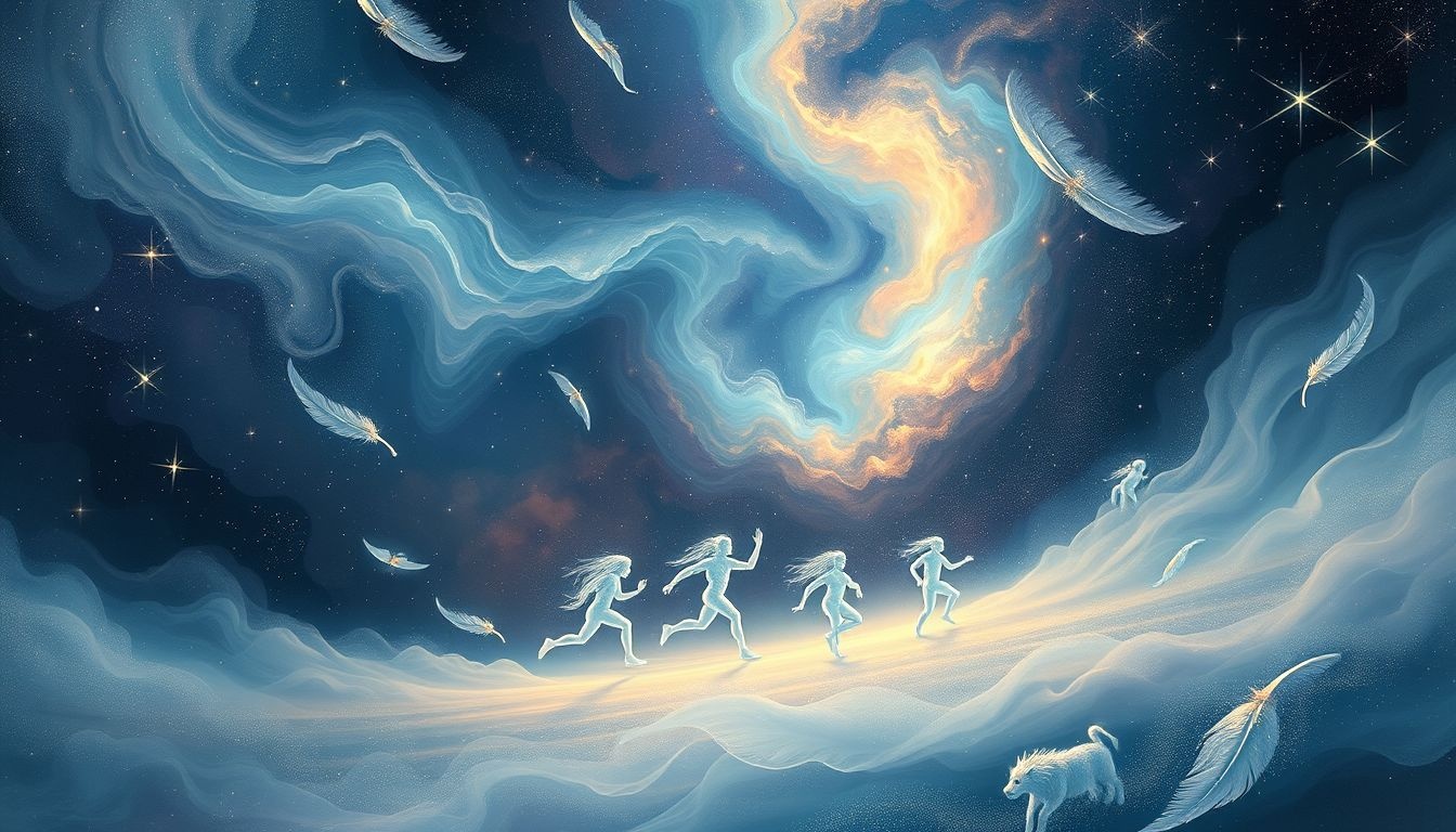 Rennen in het wild symboliseert vrijheid en ongebreidelde energie.