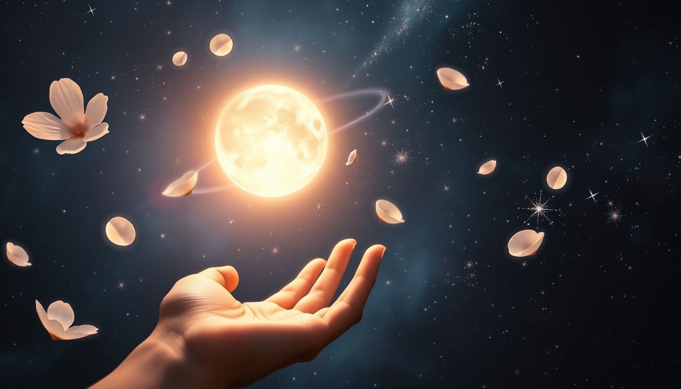 Dromen over Venus aanraken symboliseert verlangen naar liefde en schoonheid.