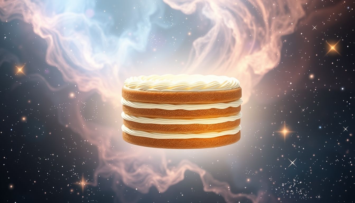 Een perfecte lagentaart symboliseert harmonie en voltooiing in dromen.