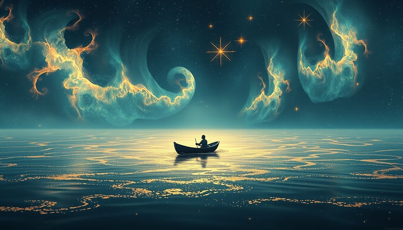 Een boottocht op de Nijl symboliseert levensreis en onvoorspelbare ontmoetingen.