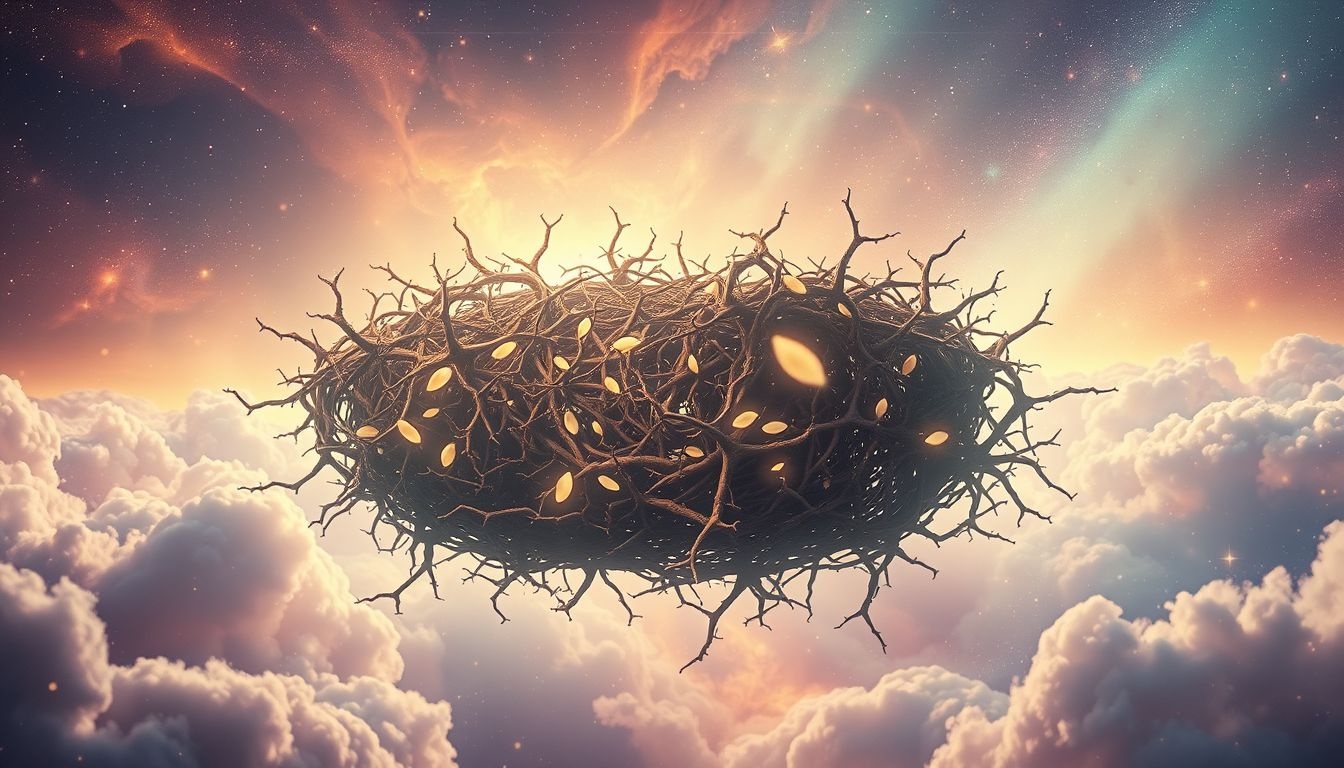 Een haag met doornen symboliseert bescherming tegen emotionele kwetsbaarheid.