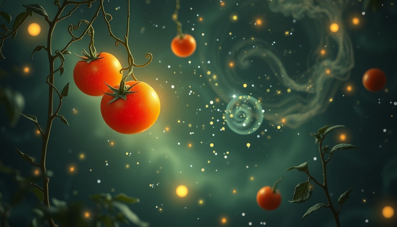Rijpe tomaten symboliseren overvloed en vruchtbaarheid in je leven.