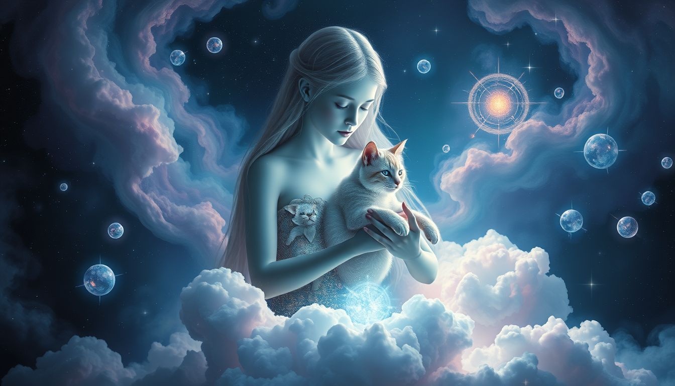 Een dierenvanger met een kat symboliseert verborgen controle over emoties.