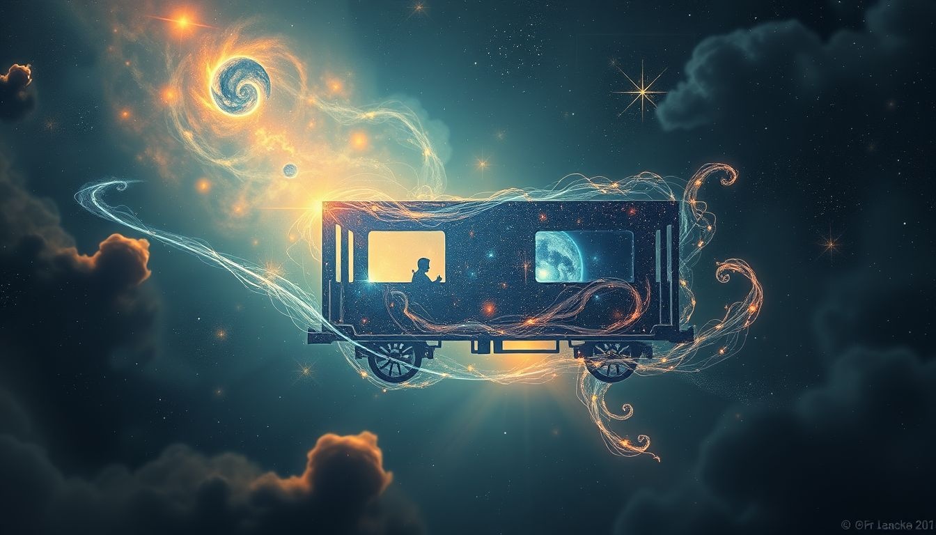 Ruzies in treinwagons symboliseren innerlijke conflicten en keuzes.