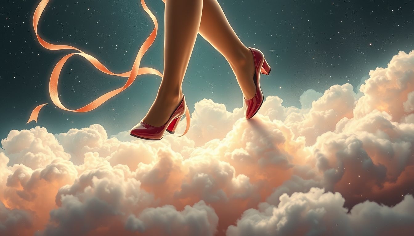 Dansen op leren schoenen met lak symboliseert zelfvertrouwen en elegantie.