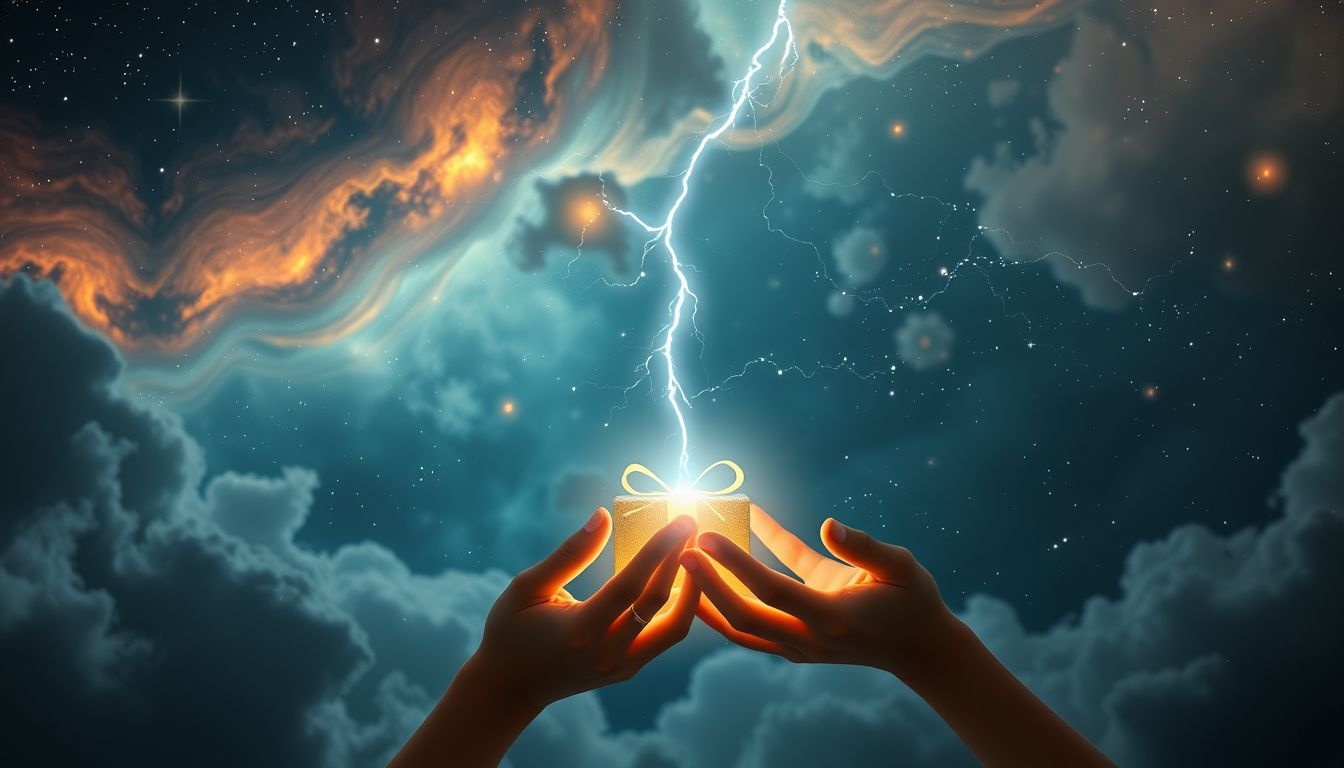 Een bliksemafleider cadeau krijgen symboliseert bescherming tegen negatieve energie.
