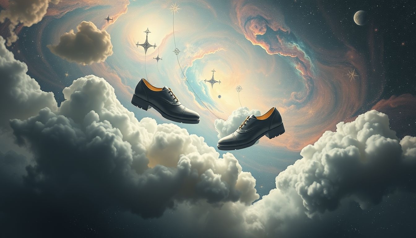 Dromen over schoenen die niet passen symboliseren levenskeuzes en onzekerheid.