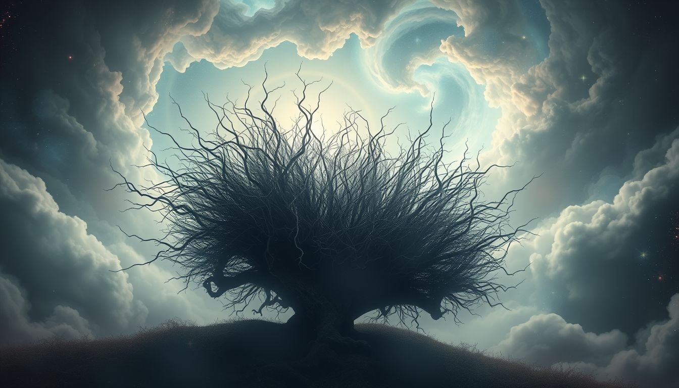 Een dode haag symboliseert vaak het einde van bescherming.