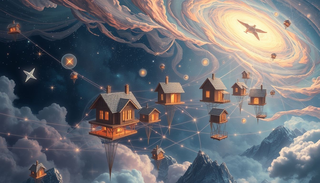 Wonen in een socialistische utopie symboliseert gelijkheid en verbondenheid.