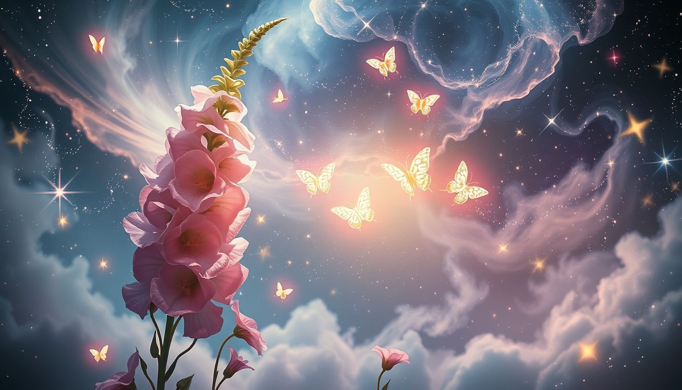 Droom 26: Vingerhoedskruid symboliseert transformatie en delicate bescherming van de ziel.