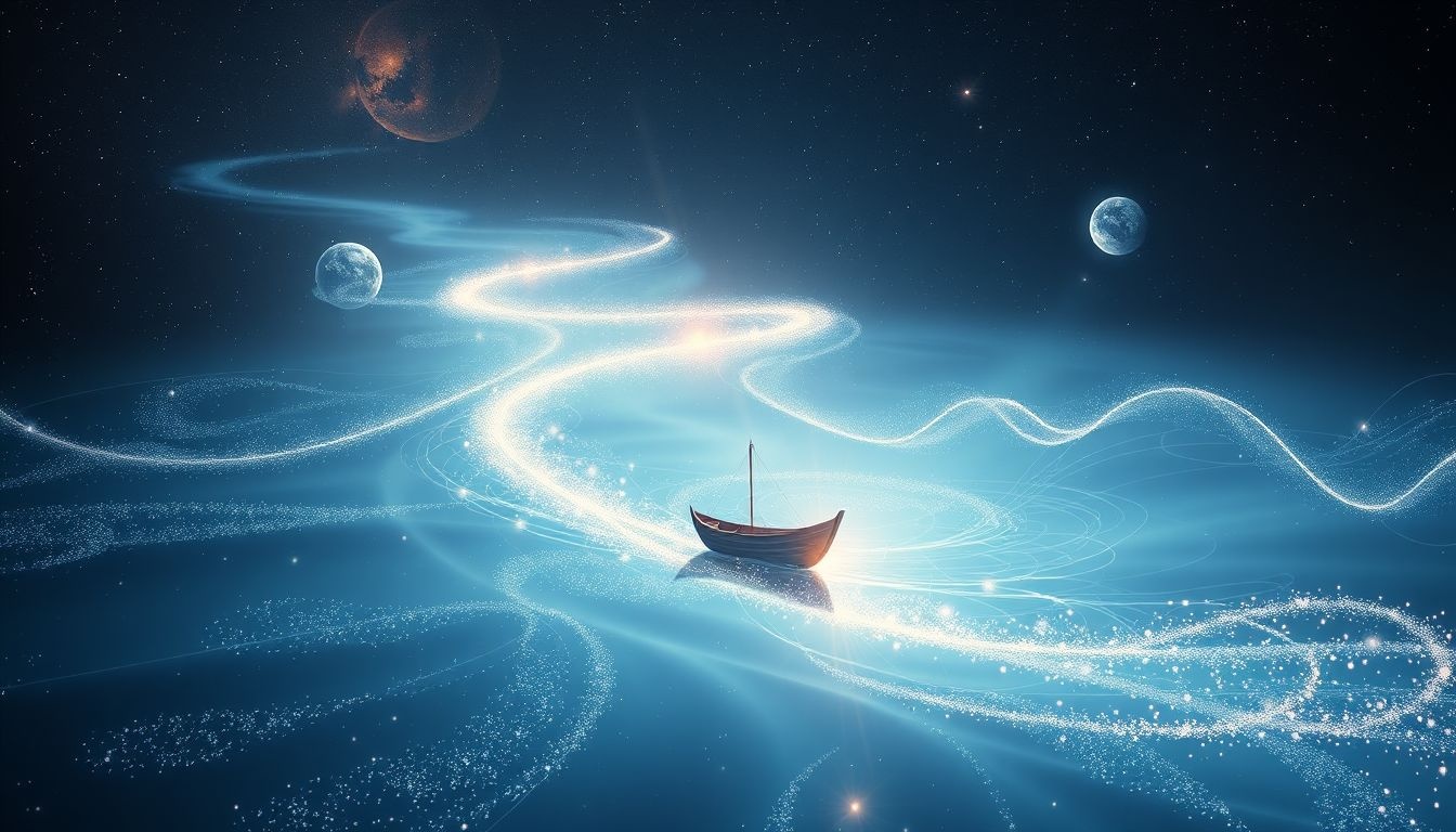 Een boot te water laten symboliseert nieuwe levensfasen en kansen.