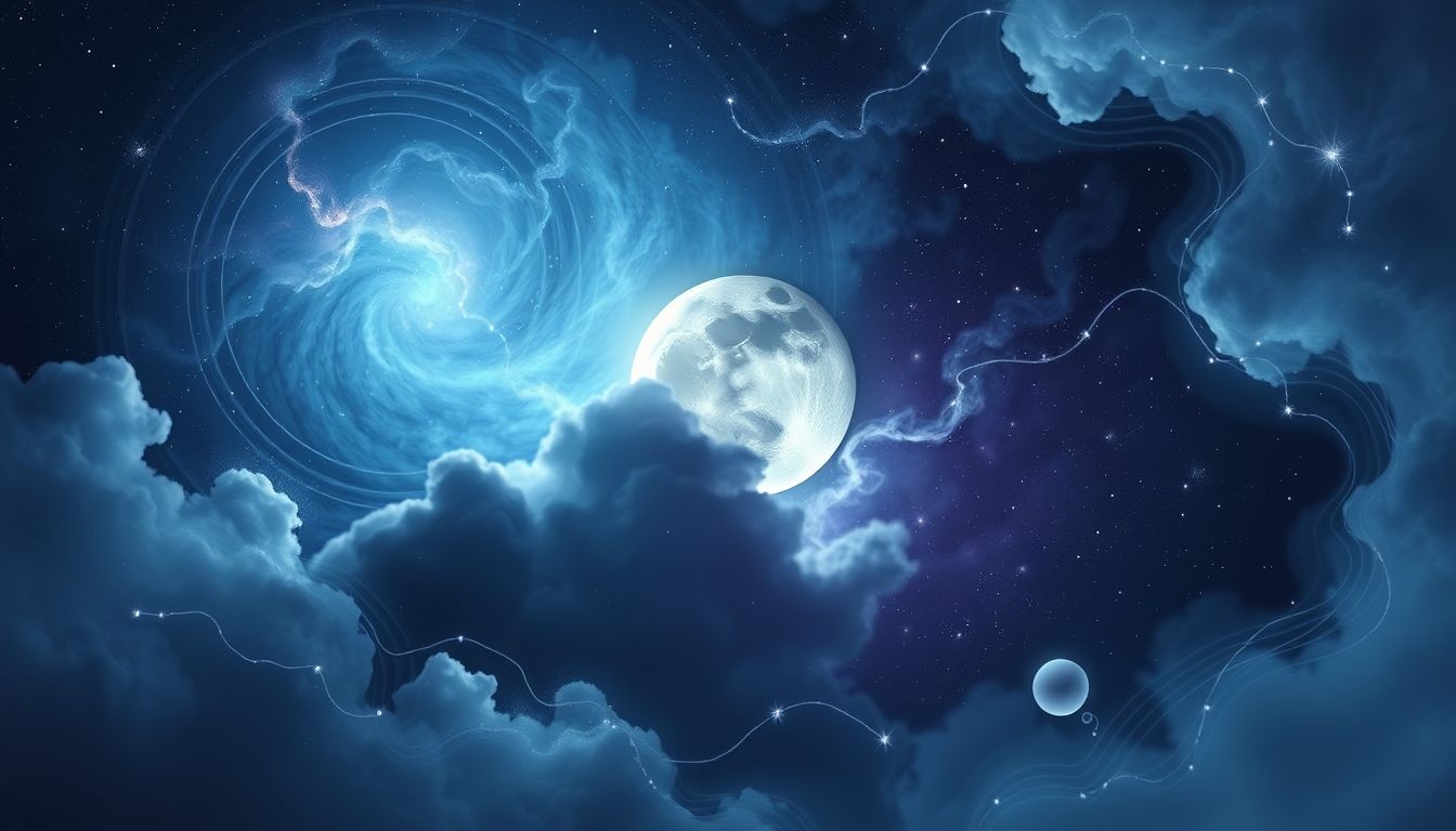 De nieuwe maan symboliseert vaak eenzaamheid en innerlijke reflectie.