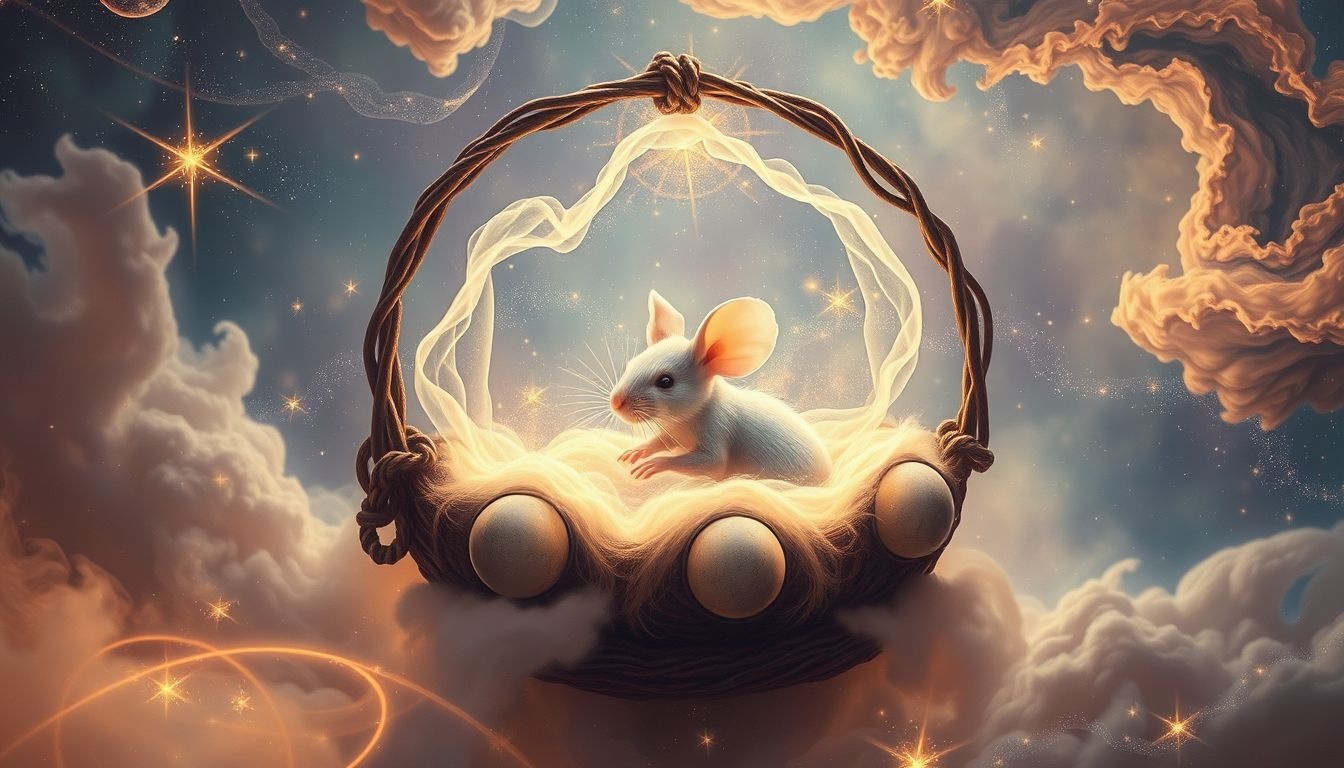 Een dode muis symboliseert vaak het einde van kleine zorgen.