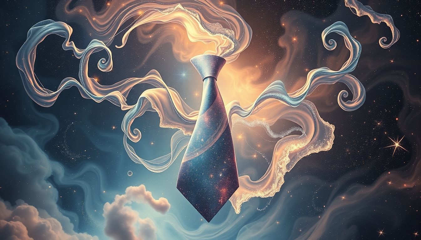 Een stropdas in surrealistische dromen symboliseert onderdrukte controle.