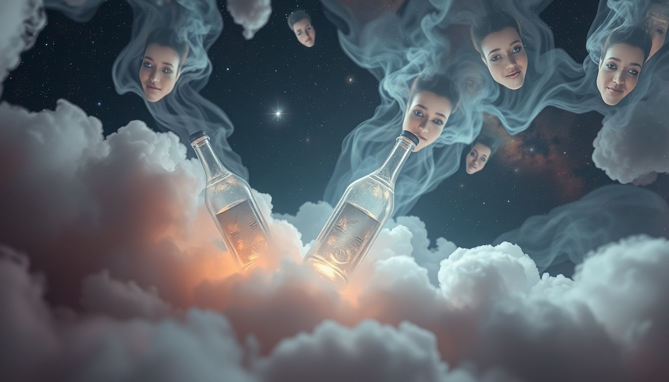 Dromen over goedkope drank symboliseren vaak schuldgevoelens en spijt.
