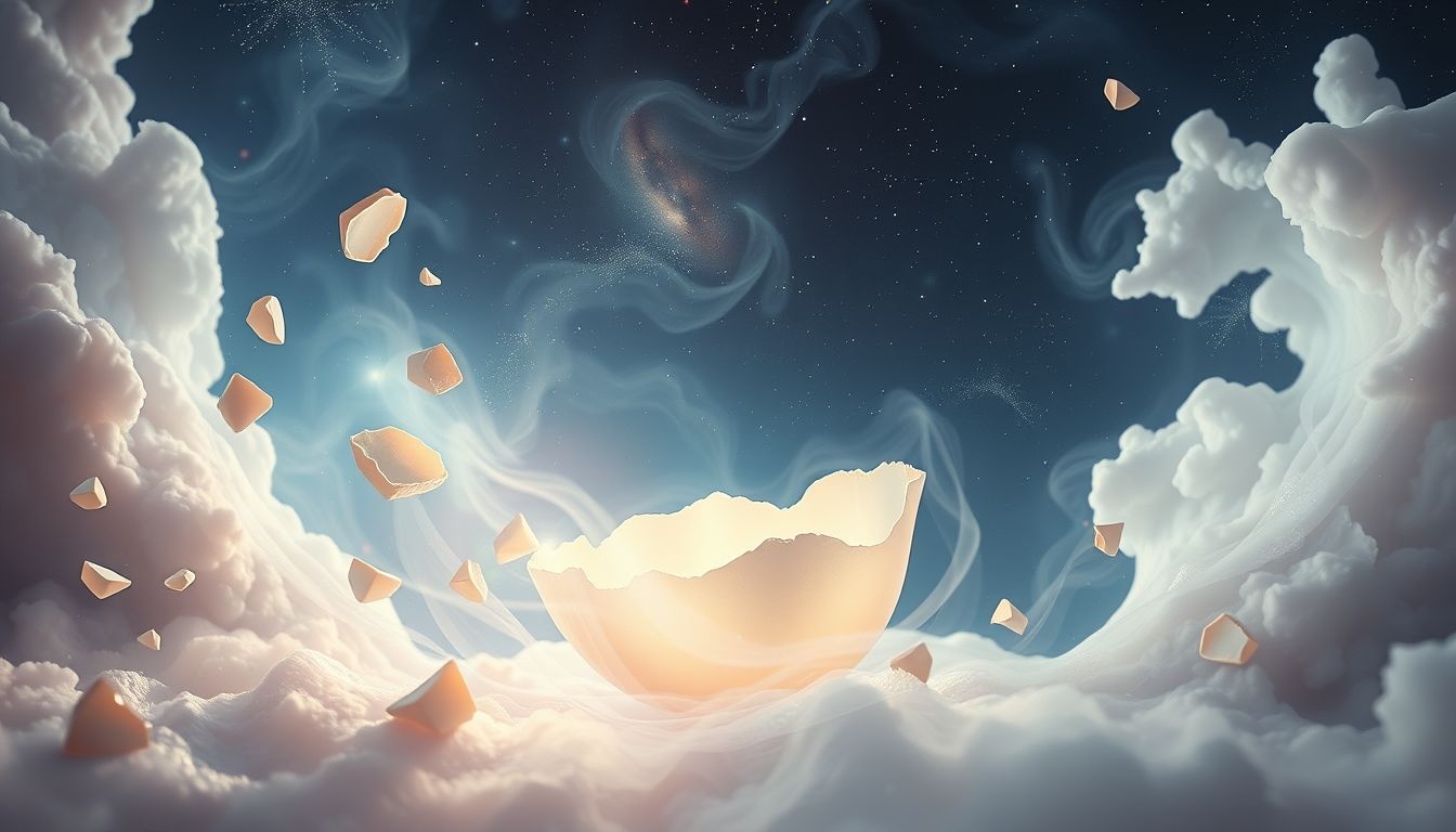 Dromen van eierschalen in je mond symboliseert kwetsbaarheid en bescherming.