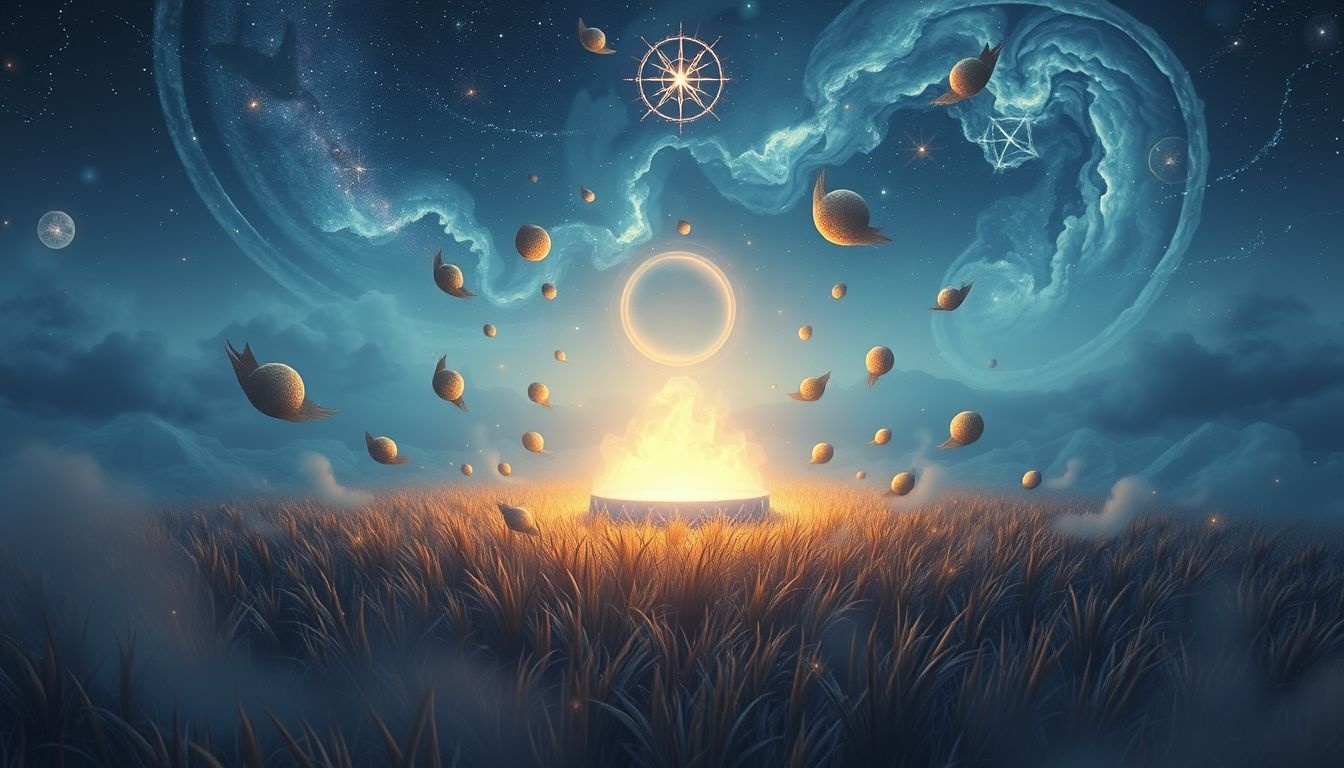 Een veldaltaar symboliseert innerlijke offer en spirituele transformatie.