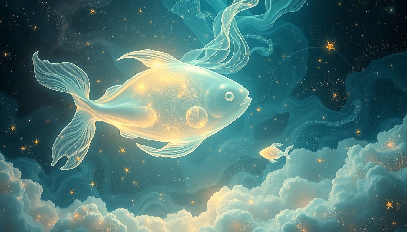Droom 6: Aspic met vis symboliseert verborgen emoties en intuïtie.
