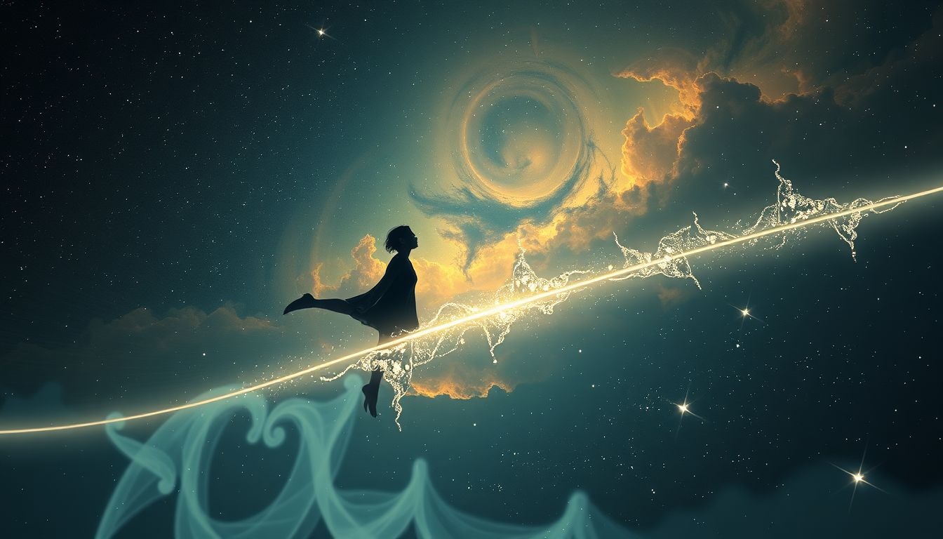 Dromen over vallen van een balustrade symboliseren verlies van controle.