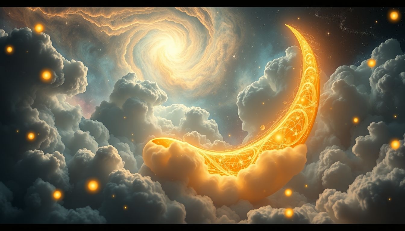 Een gouden jachthoorn symboliseert succes en spirituele wakkere momenten.