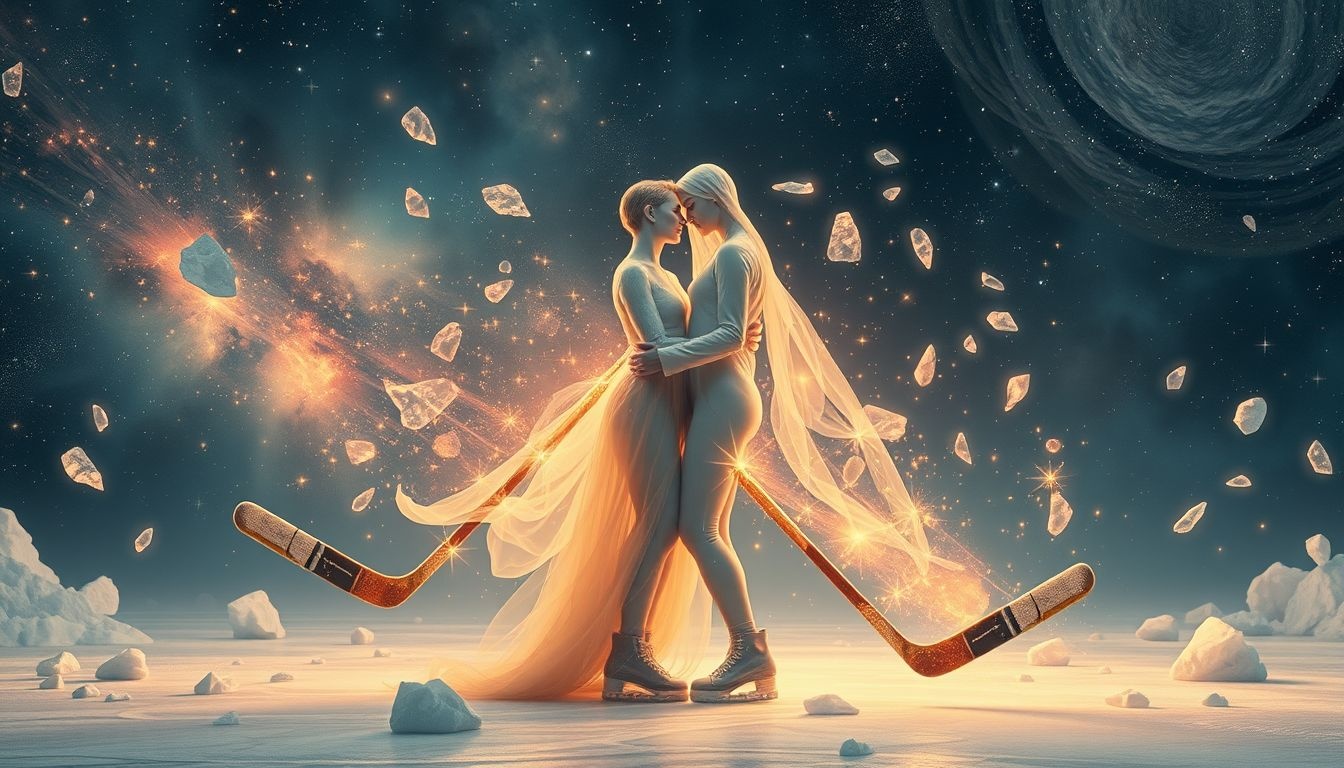 Ruzie in dromen over ijshockey symboliseert innerlijke conflicten en stress.