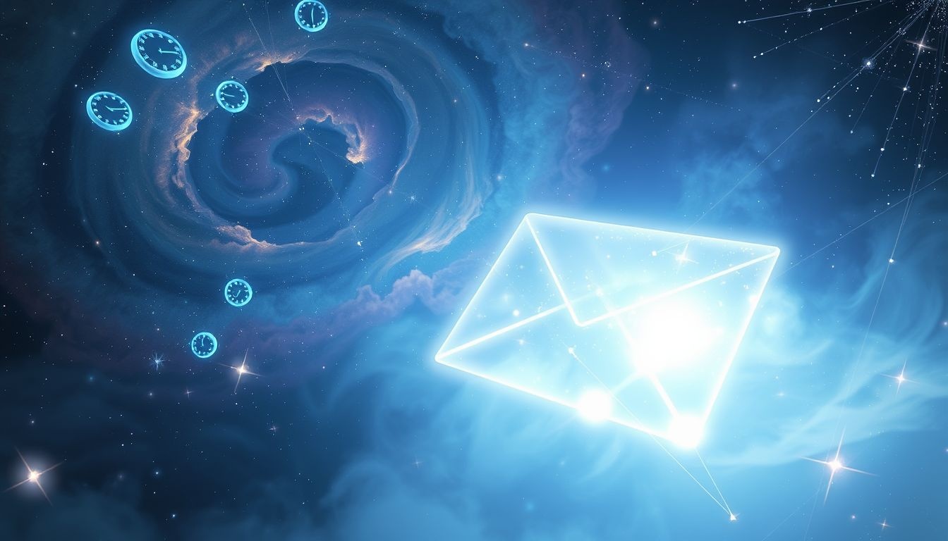 Een te late aangetekende brief symboliseert gemiste belangrijke kansen.