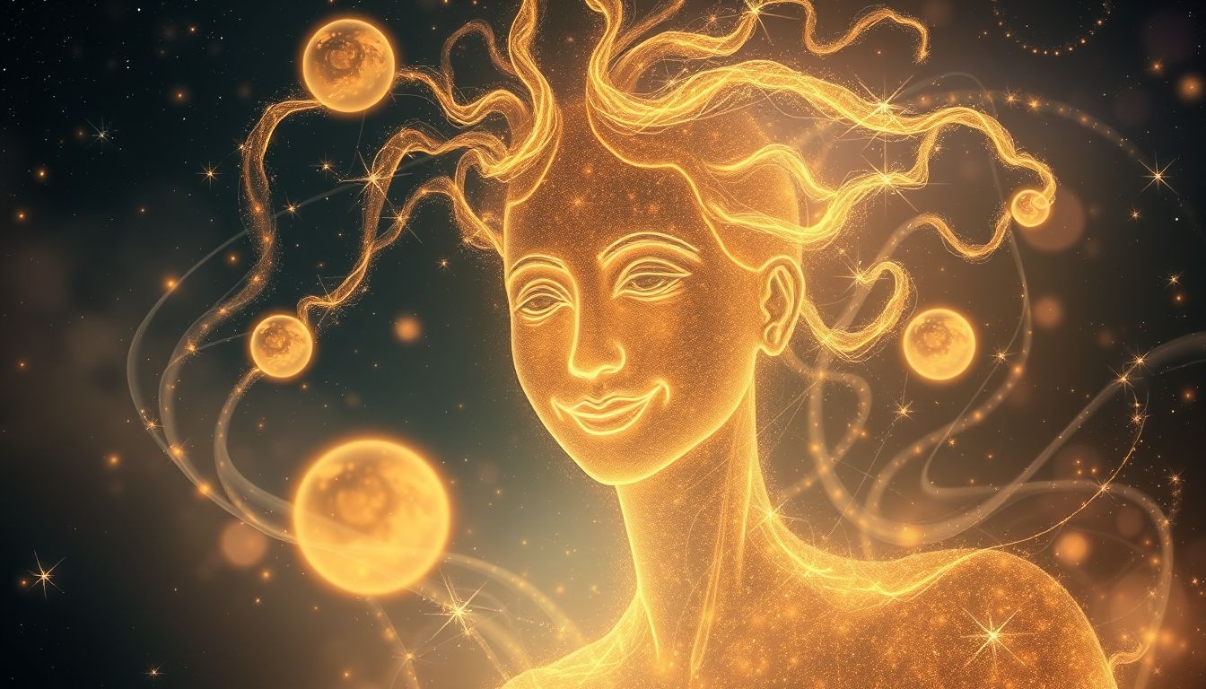 Een lachende voorouder symboliseert vrede en harmonie in je leven.