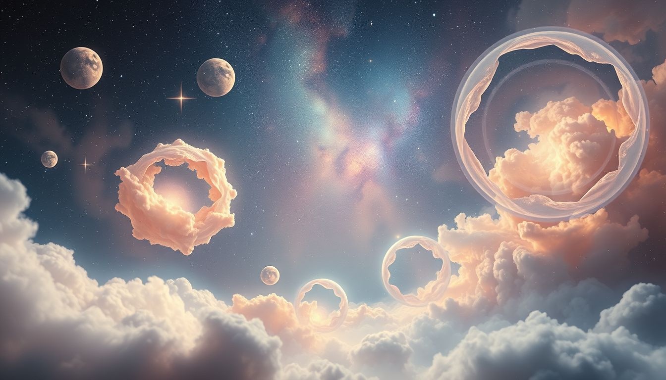 Dromen over het firmament symboliseren vaak geestelijke groei en vrijheid.
