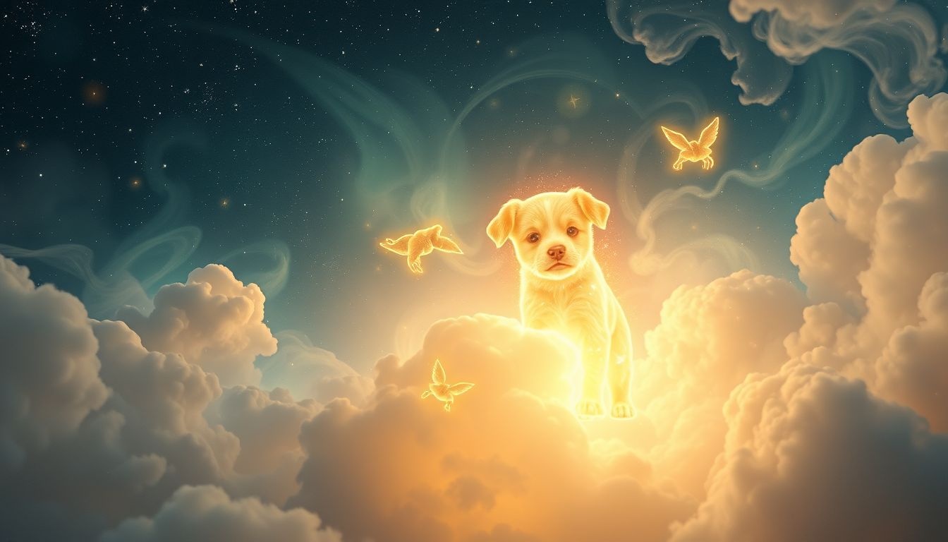 Pasgeboren puppy's symboliseren onschuld, groei en nieuwe kansen.