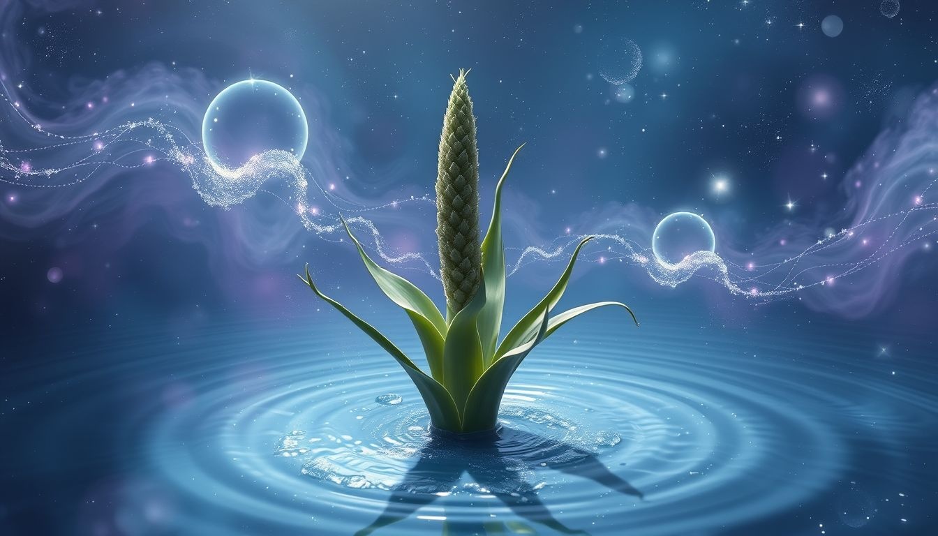 Water geven aan yucca in dromen symboliseert groei en verzorging.