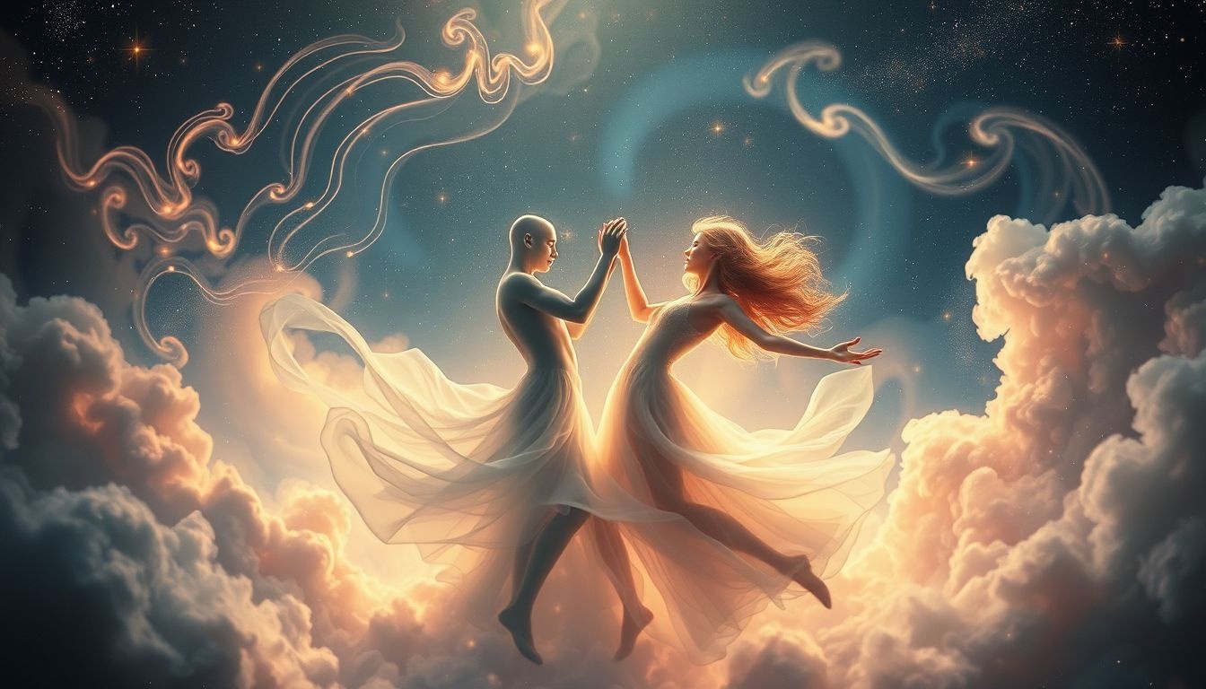 Alterum symboliseert innerlijke harmonie en droomdans verbindt zielen.