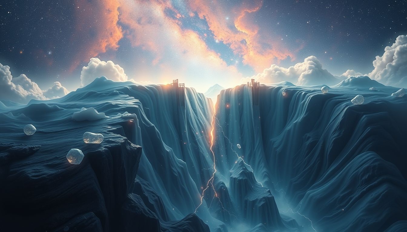 Barsten in een dam symboliseren emotionele uitbarsting en innerlijke druk.