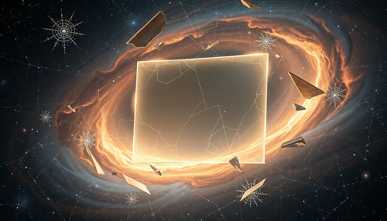 Barsten in een foto symboliseren vaak verborgen emotionele kwetsbaarheid.