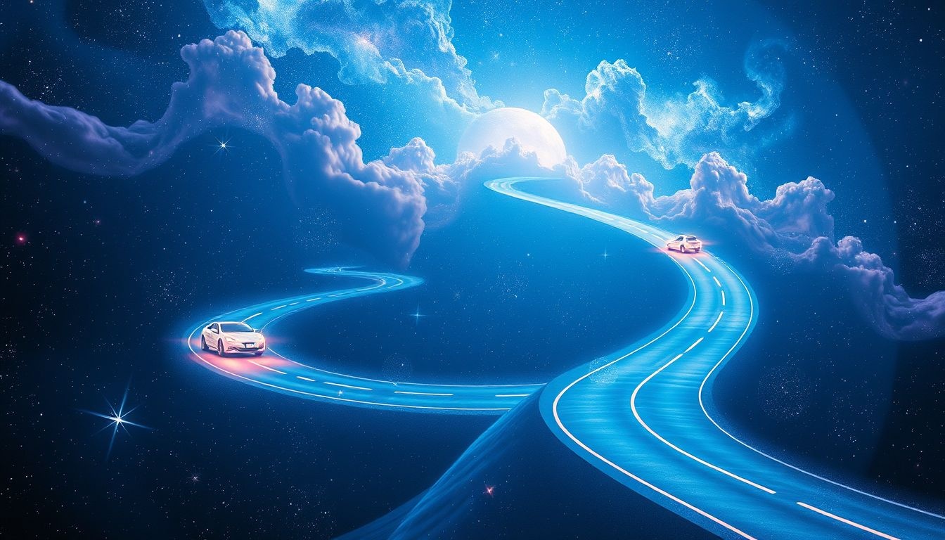 Dromen over verkeerd autorijden symboliseert vaak verwarring en onzekerheid.
