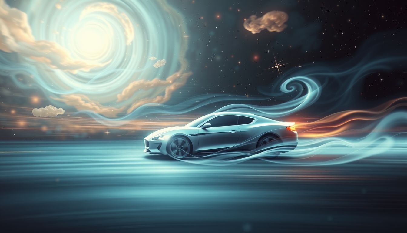 Dromen over snelle auto’s symboliseren vaak ambitie en urgentie.