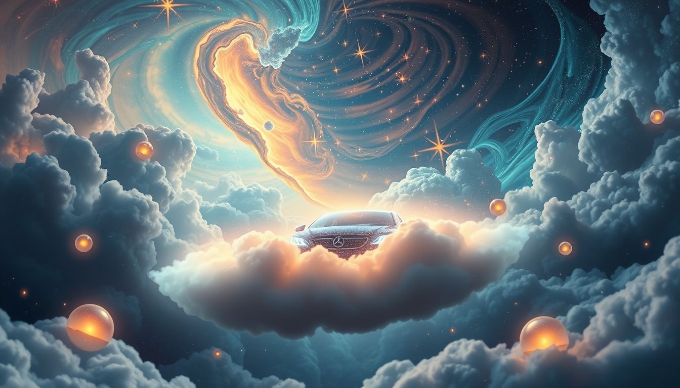 Dromen over auto's in de lucht symboliseren vaak grote ambities.