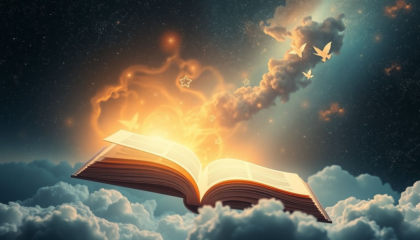 Dromen over een boek links symboliseert verborgen kennis en intuïtie.
