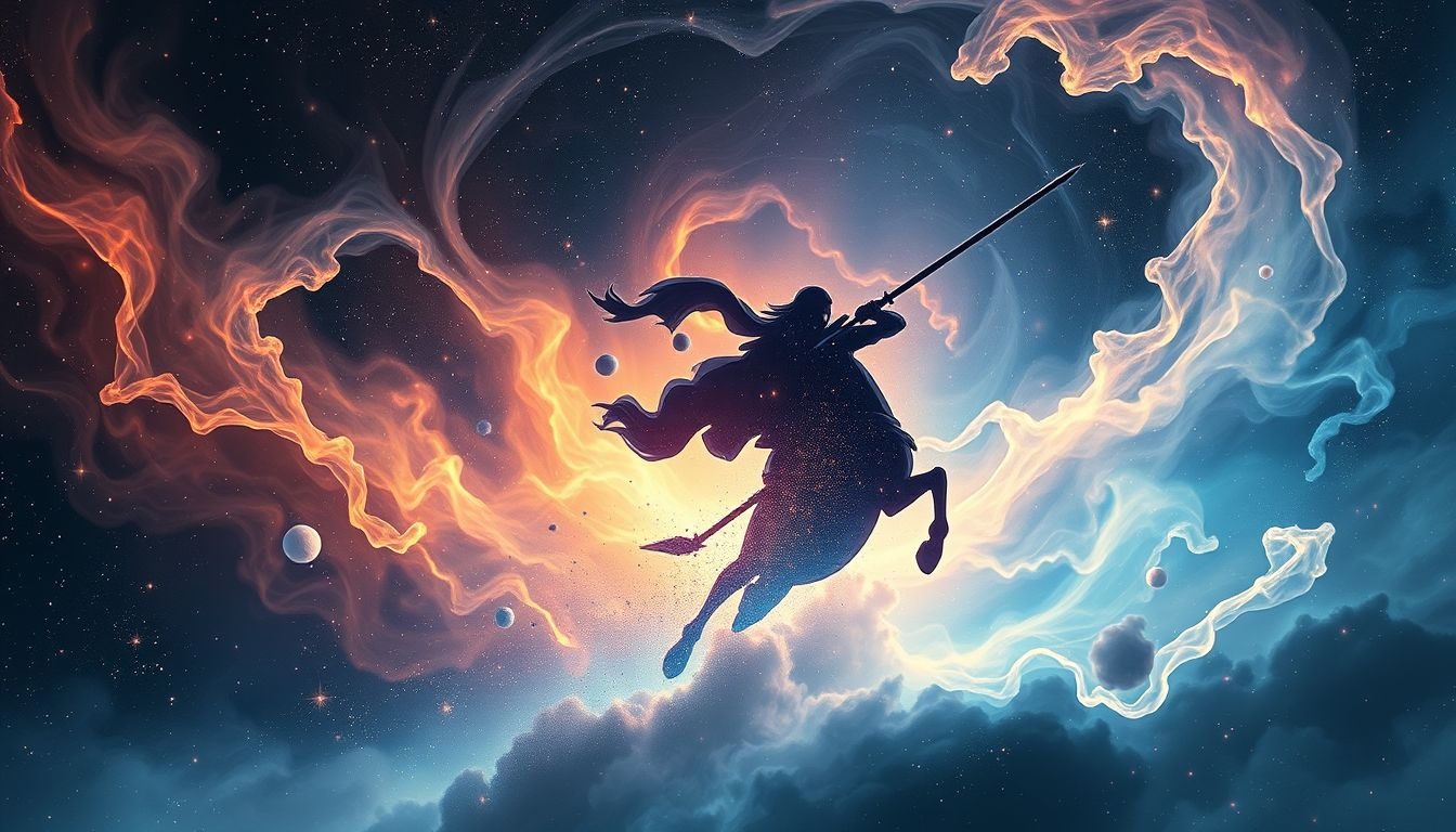 Een lansierrijder aanval symboliseert vaak innerlijke conflicten en uitdagingen.