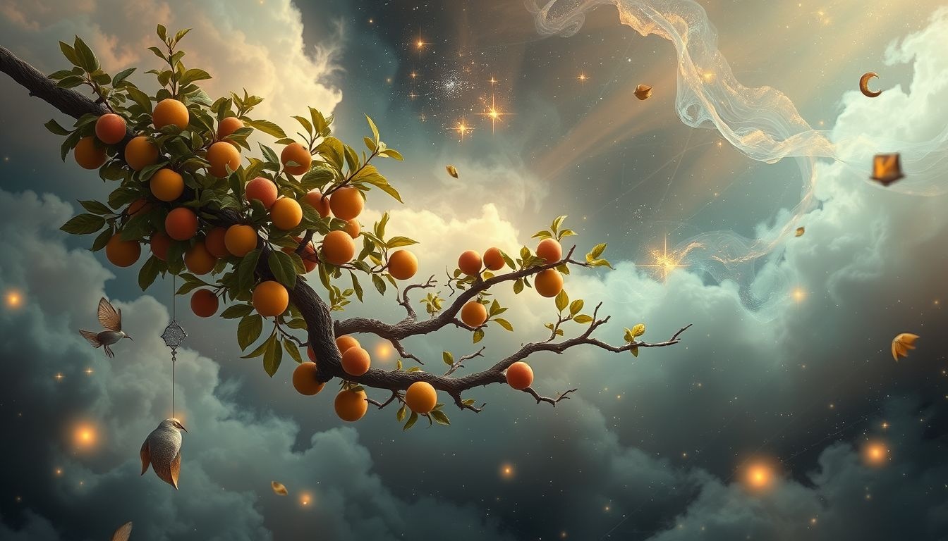 Een omgevallen fruitboom in dromen symboliseert verlies en gemiste kansen.