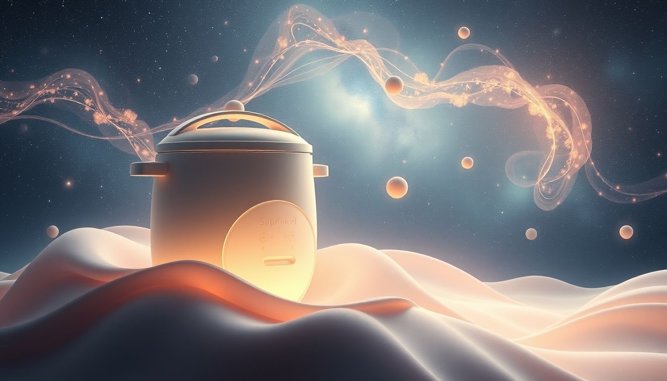 Dromen over een rijstkoker symboliseert geduld en langzaam succes behalen.