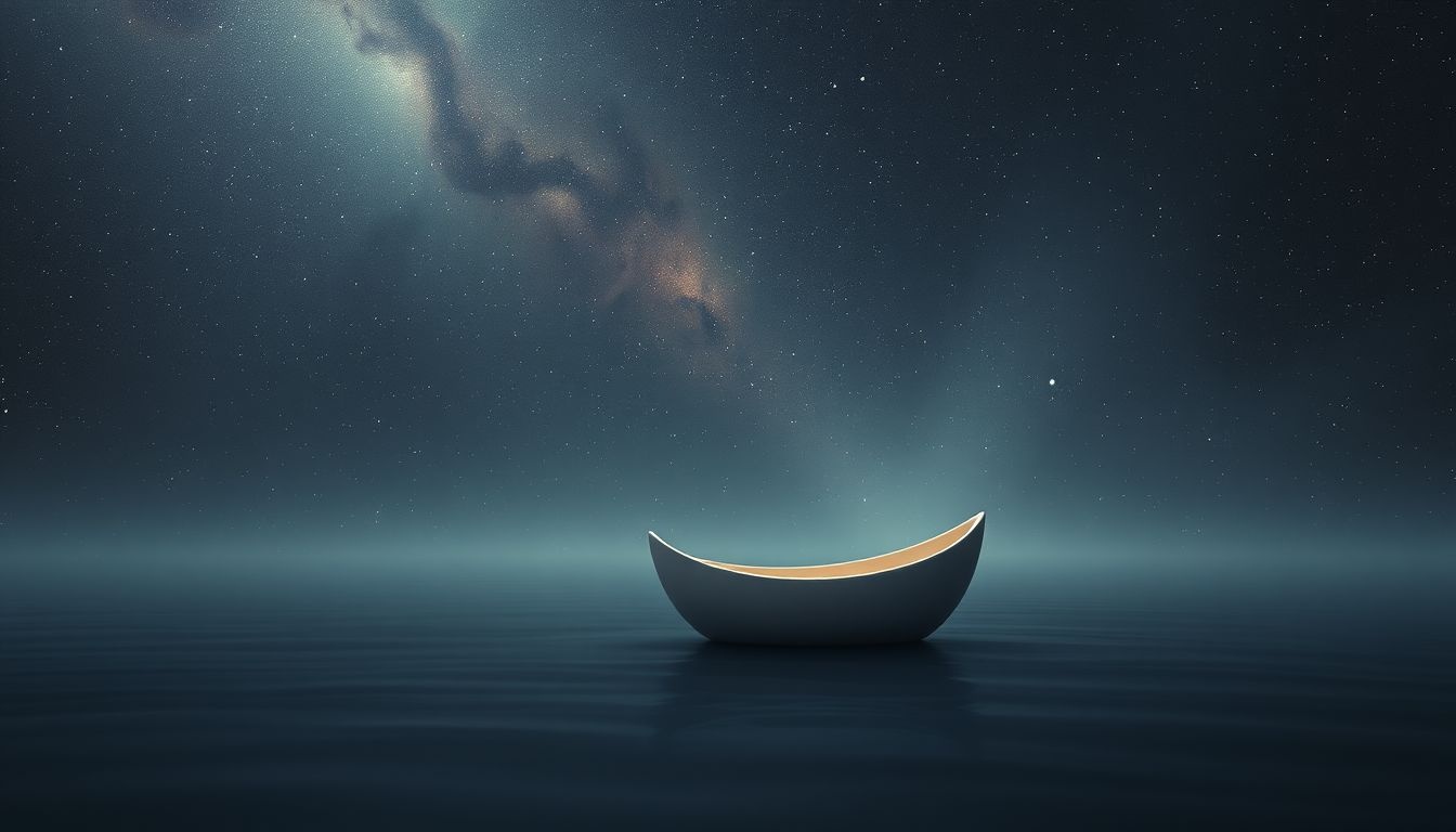 Dromen over een rubberboot in het donker symboliseert onzekerheid en angst.