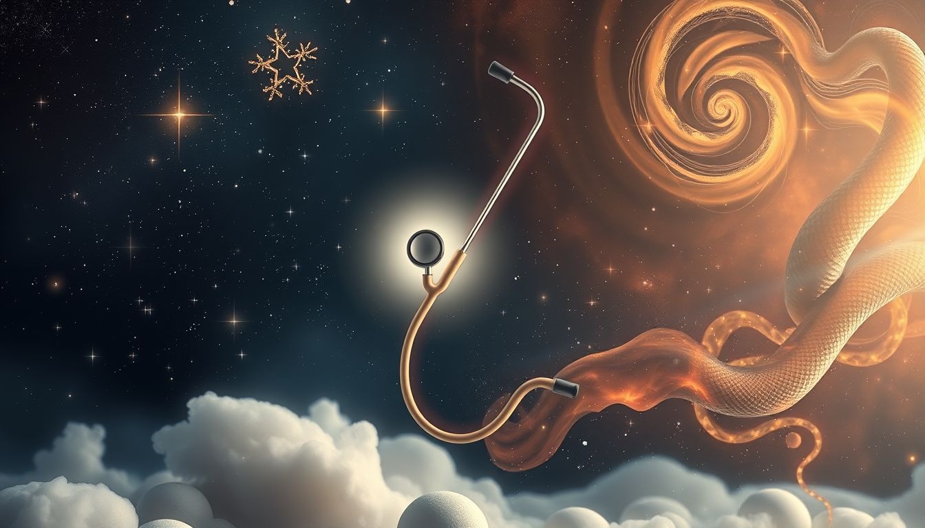 Droomt u van een stethoscoop met slang? Betekent genezing.